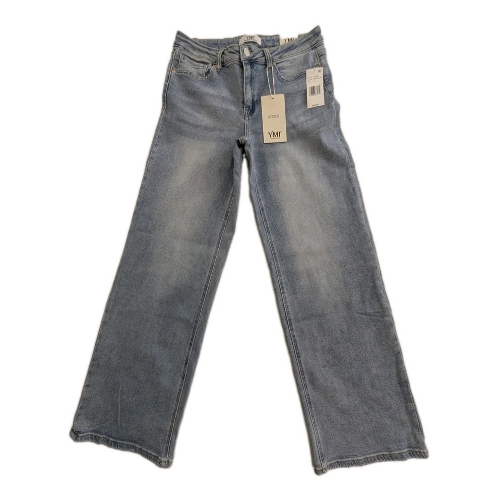 YMI Wide Leg Stretch Jeans Junior's Size 11/30 NWT
